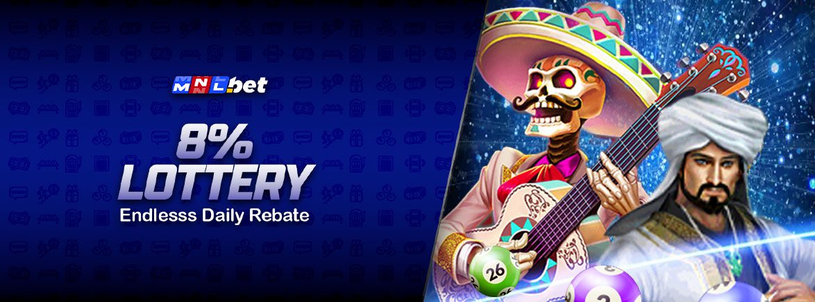 8% Lottery Lifetime Reload Bonus 8% Lottery Lifetime Reload Bonus